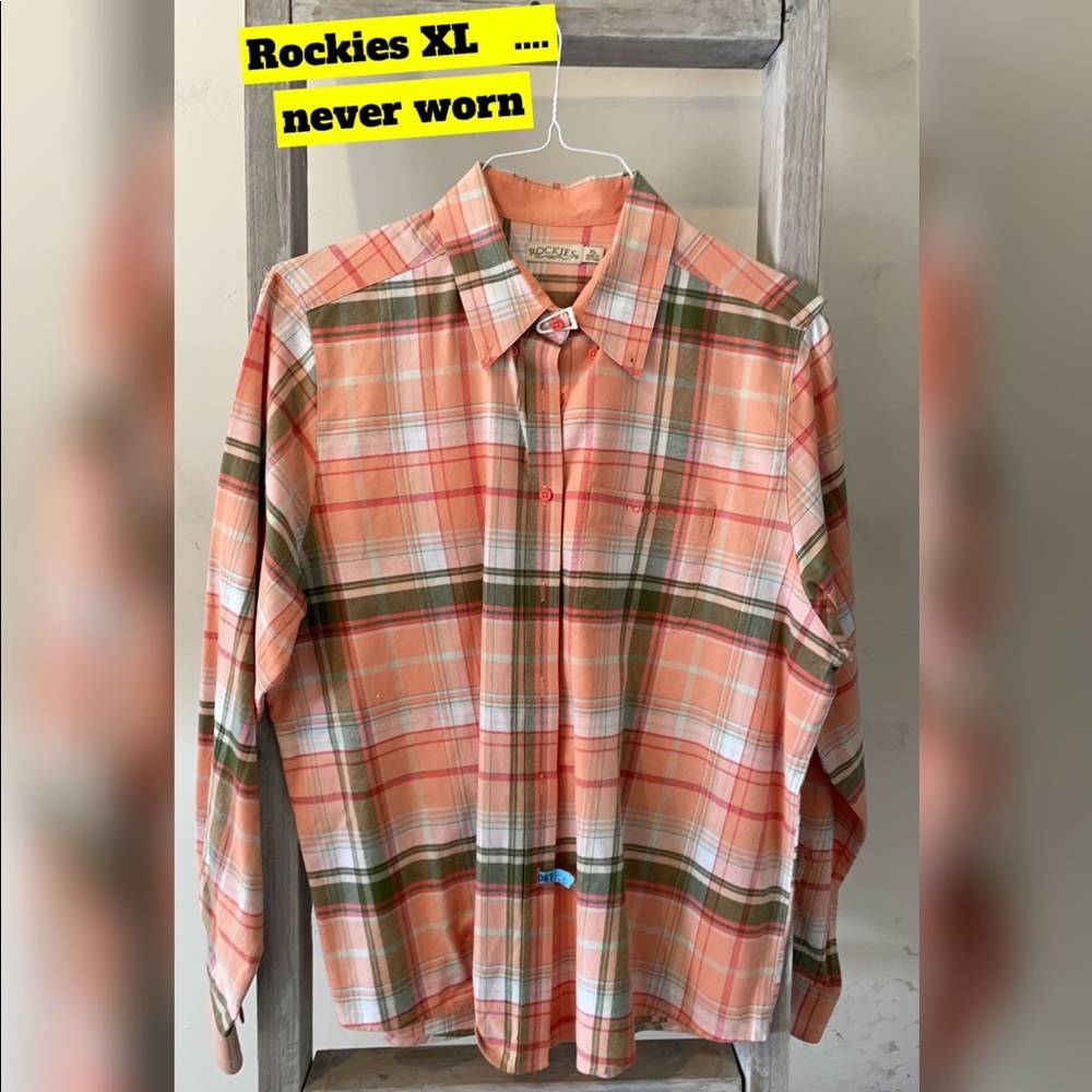 Rockies western rodeo shirt button up
